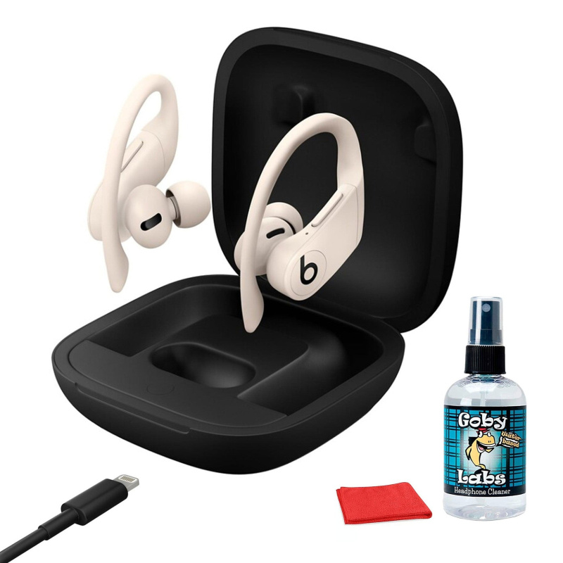 Beats by Dr. Dre Powerbeats Pro In-Ear Wireless Headphones (Ivory) Bundle
