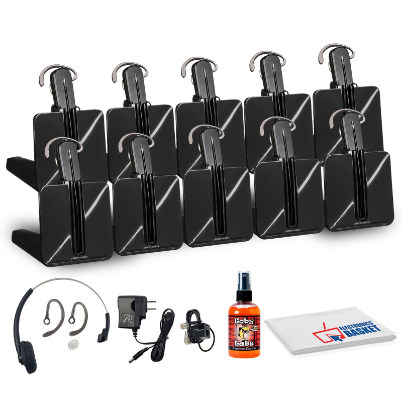 10x Poly CS540 Wireless Headset System Bundle