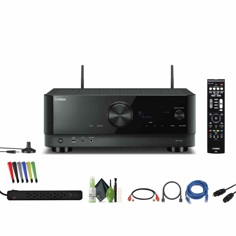 YAMAHA RX-V4A 5.2-Channel AV Receiver with MusicCast Bundle