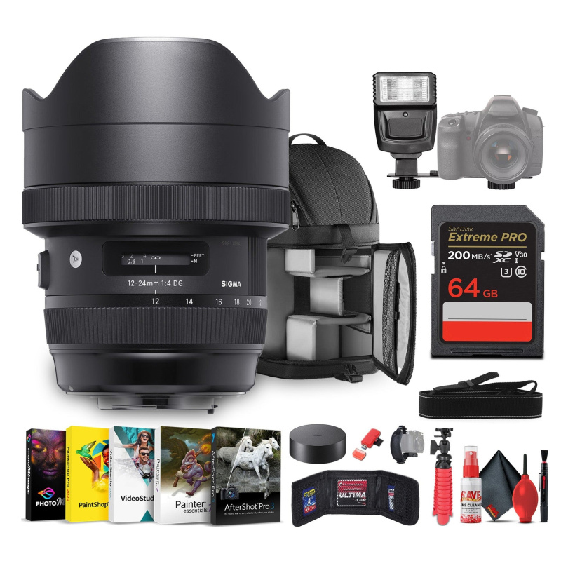 Sigma 12-24mm f/4 DG HSM Art Lens for Canon EF (International Model)