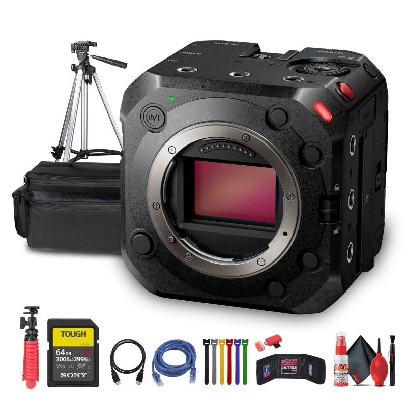 Panasonic Lumix BS1H Full-Frame Box Cinema Camera + More Accessory Bundle