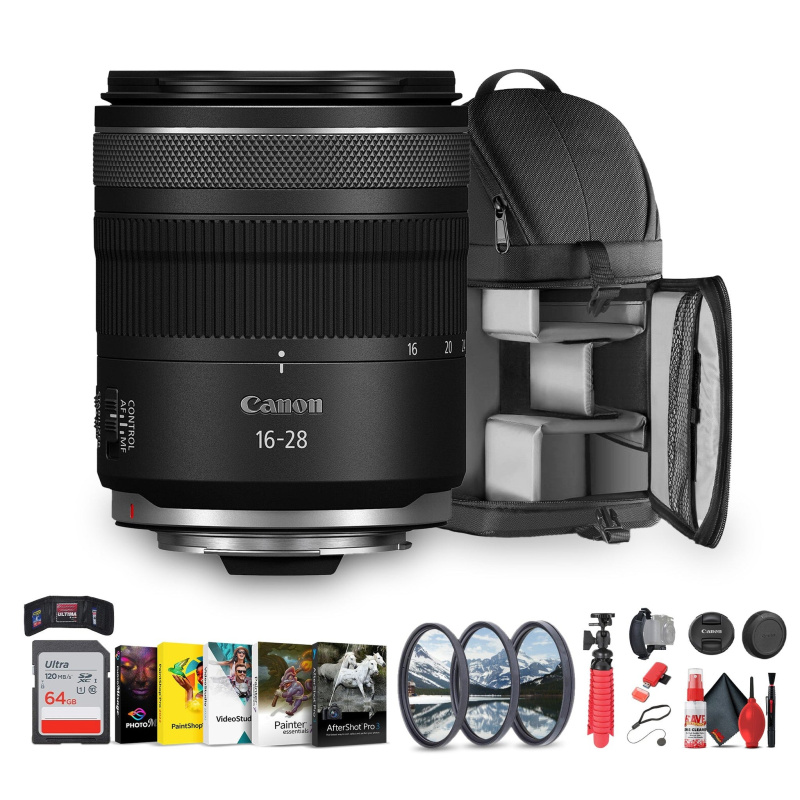 Canon RF 16-28mm f/2.8 IS STM Zoom Lens (Canon RF) + More (International Model)