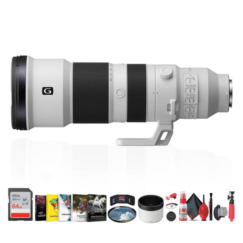 Sony FE 400-800mm f/6.3-8 G OSS Lens | Fast Autofocus for Sony E-Mount + More