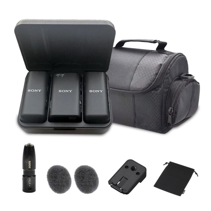 Sony ECM-W3 2-Person Wireless Mic System | Noise Reduction, Clear Audio + More