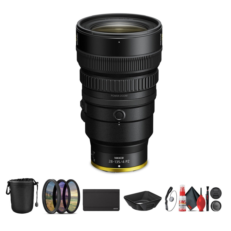 Nikon NIKKOR Z 28-135mm f/4 PZ Lens | Power Zoom for Professional Videography + More