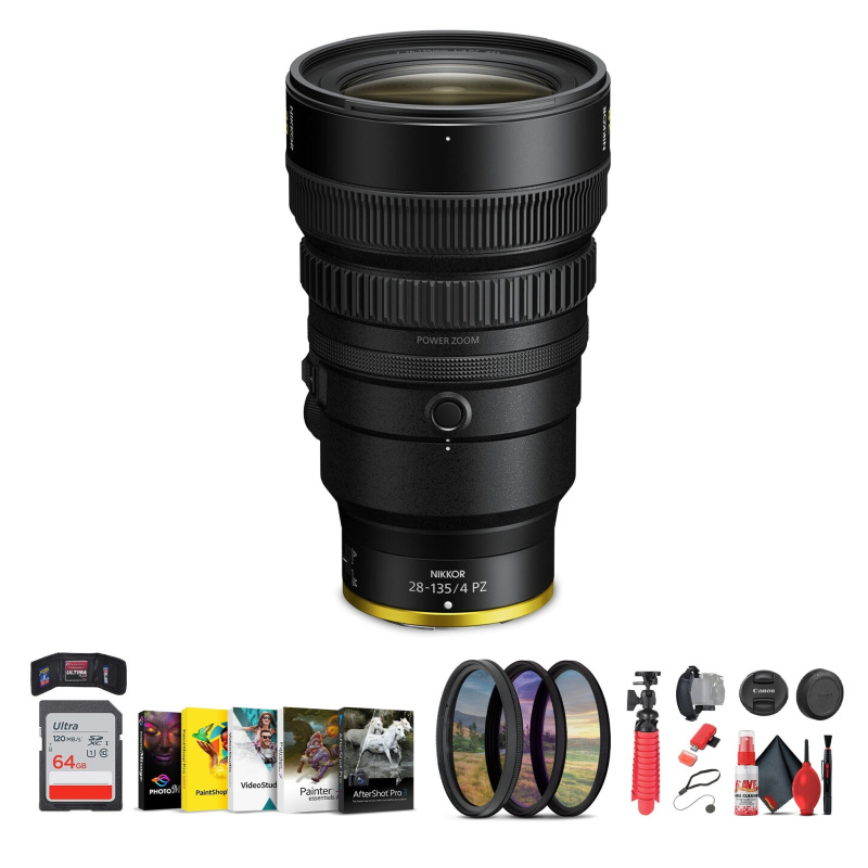 Nikon NIKKOR Z 28-135mm f/4 PZ Lens | Power Zoom for Professional Videography + More