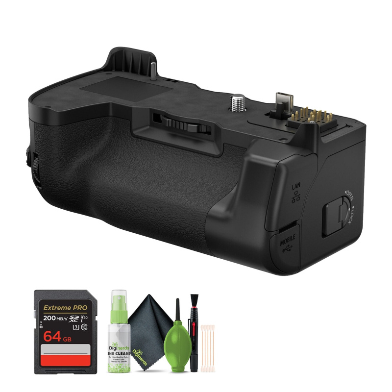 FUJIFILM FT-XH File Transmitter Grip, 64GB SDHC/SDXC UHS-I Card Memory Card