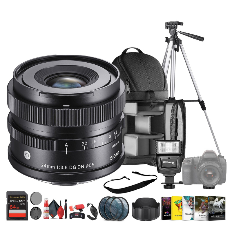 Sigma 24 3.5 DG DN Contemporary Sony E Bundle