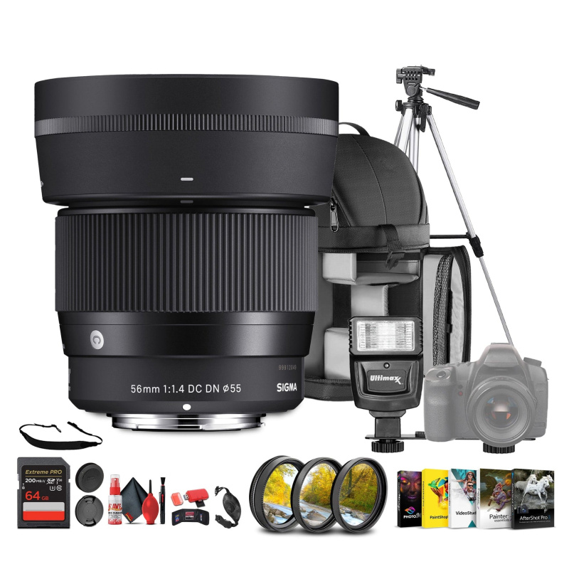Sigma 56 1.4 DC DN Conmtemporary Sony E Bundle