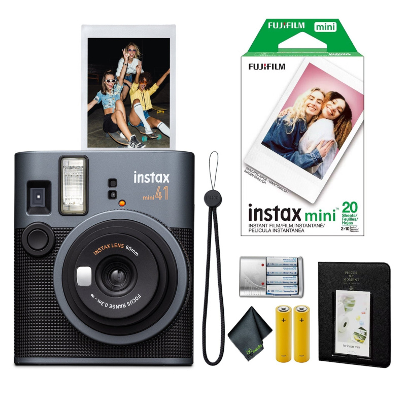 FujiFilm Instax Mini 41 Instant Film Camera + Instant-mini Film (20 Sheets)