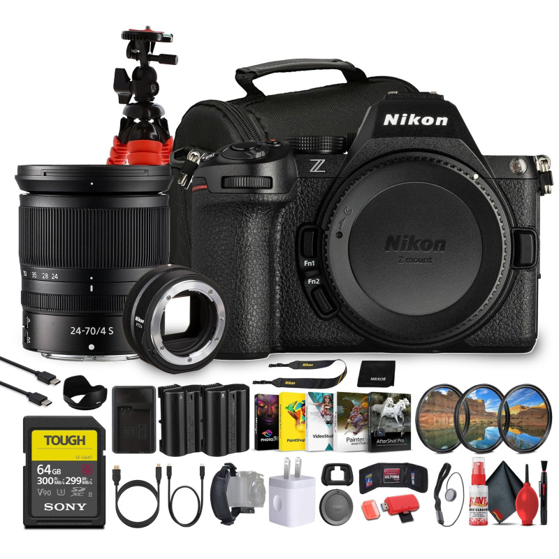 Nikon Z5 II Mirrorless Camera with 24-70mm f/4 S Lens | Full-Frame, 4K UHD + More