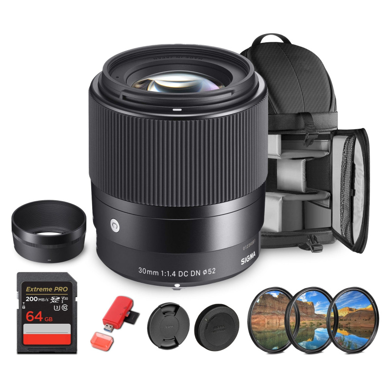 Sigma 30mm 1.4 DC DN Sony E Bundle