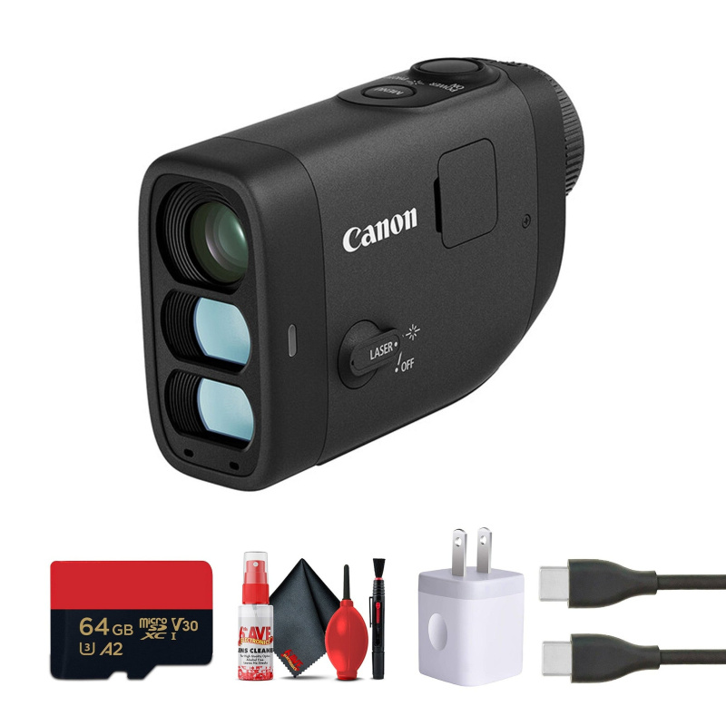 Canon PowerShot GOLF Rangefinder + Camera | 6xâ€“12x Zoom, Slope Correction - Bundle (International Model)