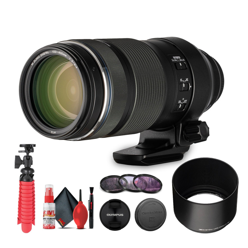 Olympus M.Zuiko Digital ED 100-400mm f/5-6.3 IS Lens Bundle