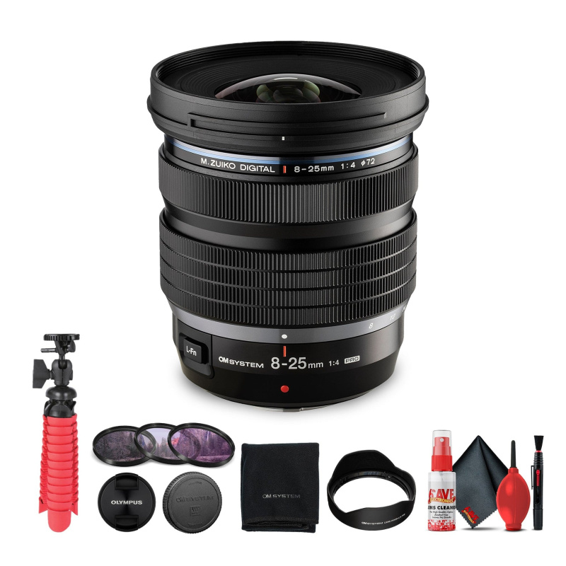 Olympus M.Zuiko Digital ED 8-25mm f/4 PRO Lens Bundle