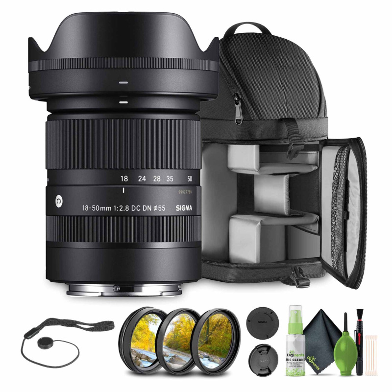 Sigma 18-50mm f/2.8 DC DN Contemporary  Sony E Bundle