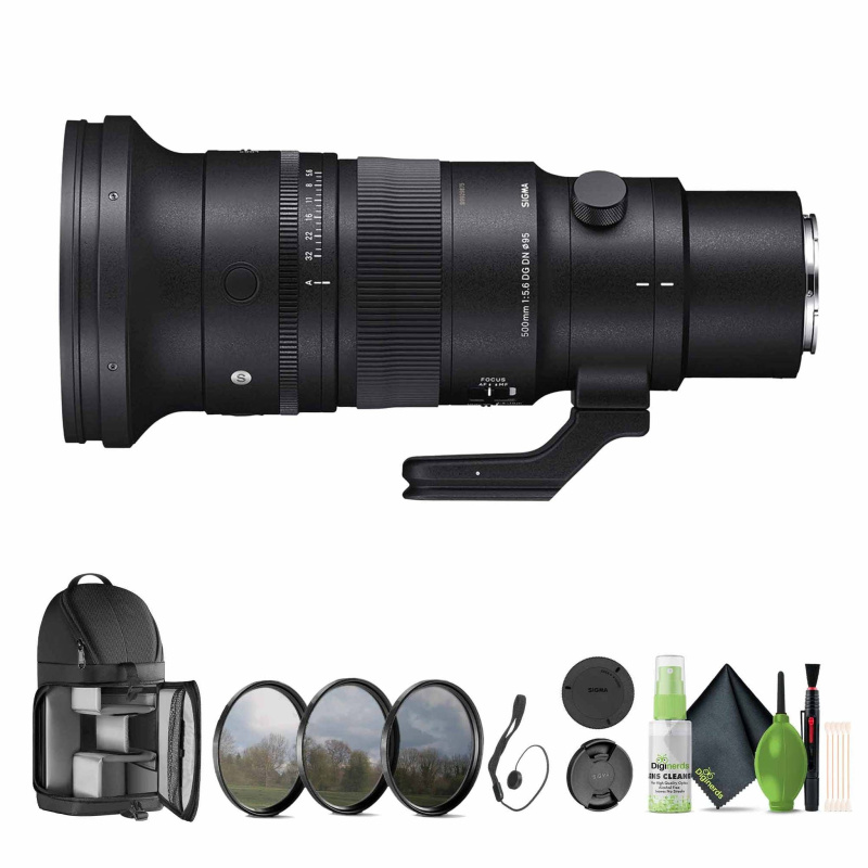 Sigma 500mm f/5.6 DG DN OS Sports Sony E Bundle
