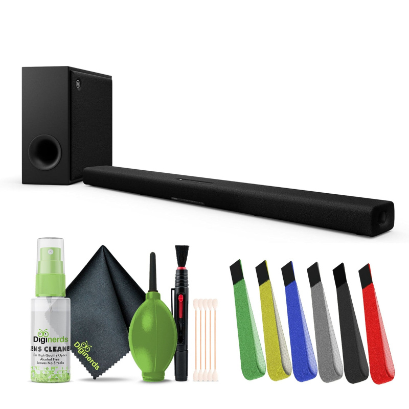 Yamaha True X Bar 50A 280W 2.1.2-Channel Dolby Atmos Sound Bar System Bundle