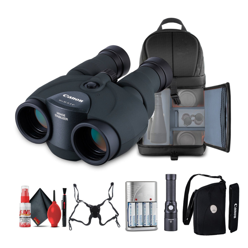 Canon 10x30 IS II Compact Waterproof Image Stabilized Binoculars | High-Performance Travel Optics for Birdwatching, Travel, Sports, Marine Use + More