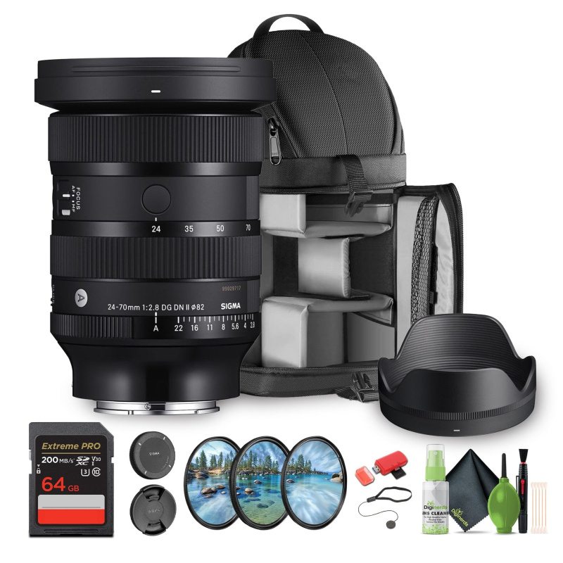 Sigma 24-70mm f/2.8 DG DN II Art Sony E Bundle 2