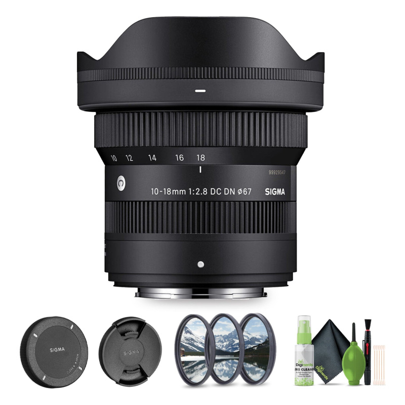Sigma 10-18mm f/2.8 DC DN Contemporary FUJIFILM X Bundle 2