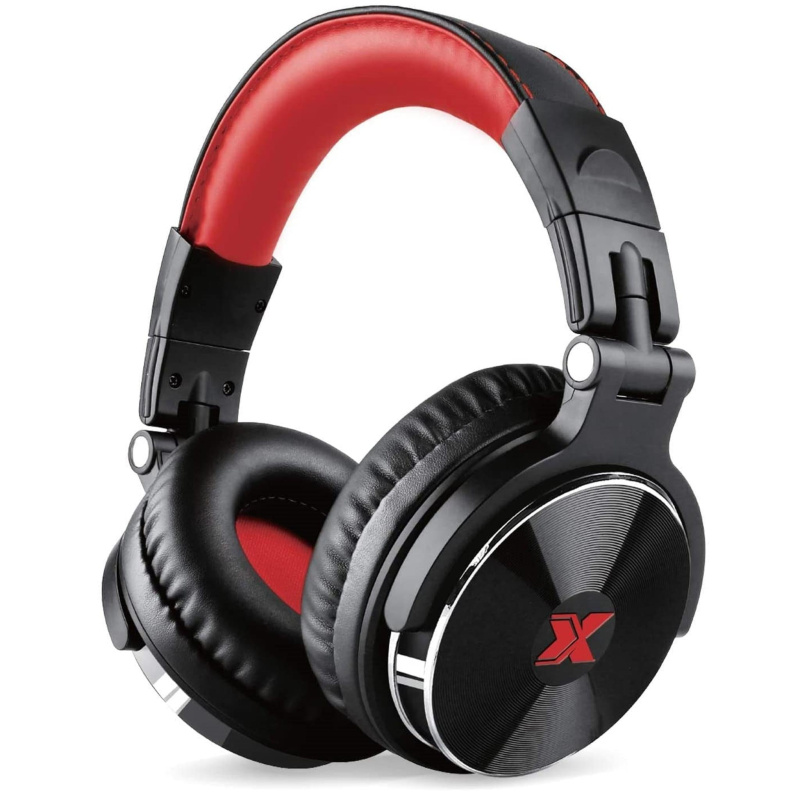 XPIX Pro DJ Headphones Closed Back Over Ear Stereo Monitor Headphones, For Monitor & Mixing, Single Side, Dual Source Monitoring