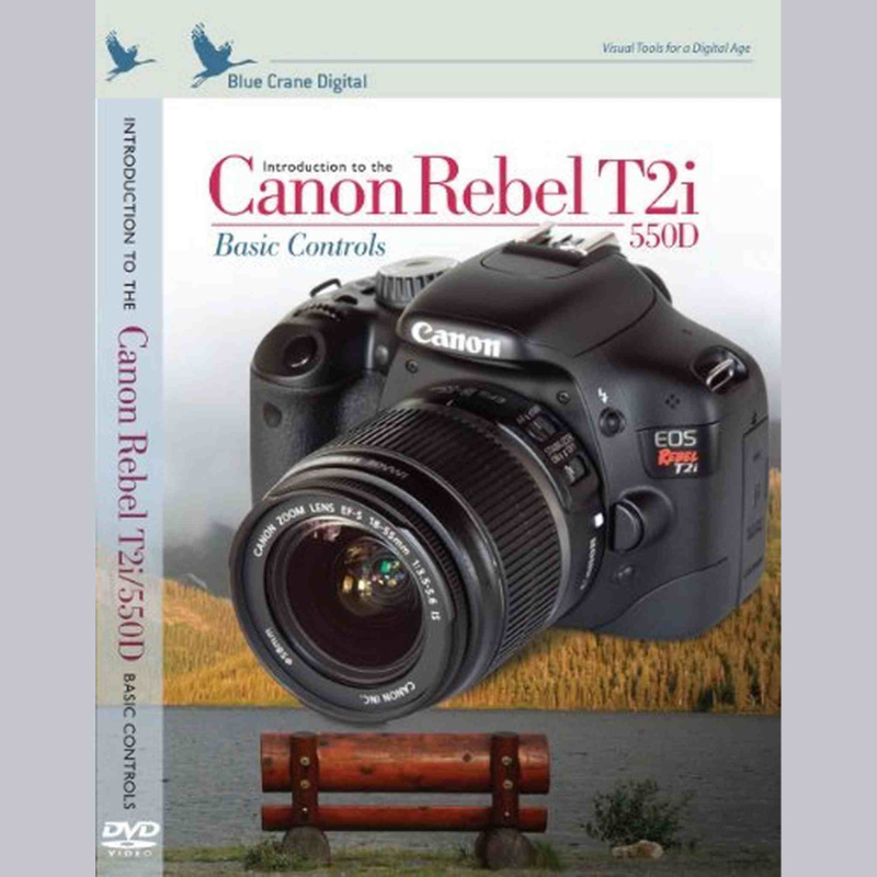 Introduction to the Canon Rebel T2i / EOS 550D :  Basic Controls Training DVD by Blue Crane Digital (International Model)