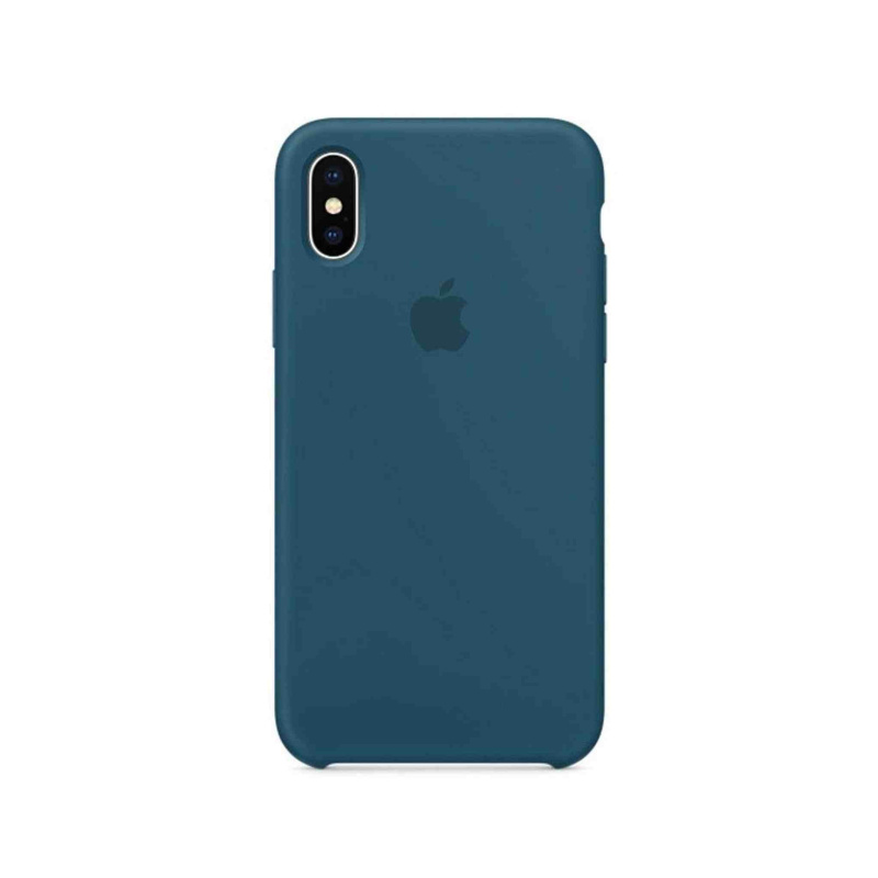 Apple Silicone Case (for iPhone X) - Cosmos Blue
