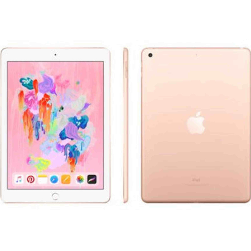 Apple 9.7" iPad (Early 2018, 128GB, Wi-Fi + 4G LTE, Gold)