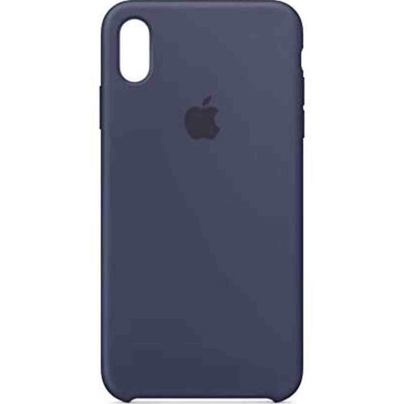 Apple Silicone Case (for iPhone Xs Max) - Midnight Blue