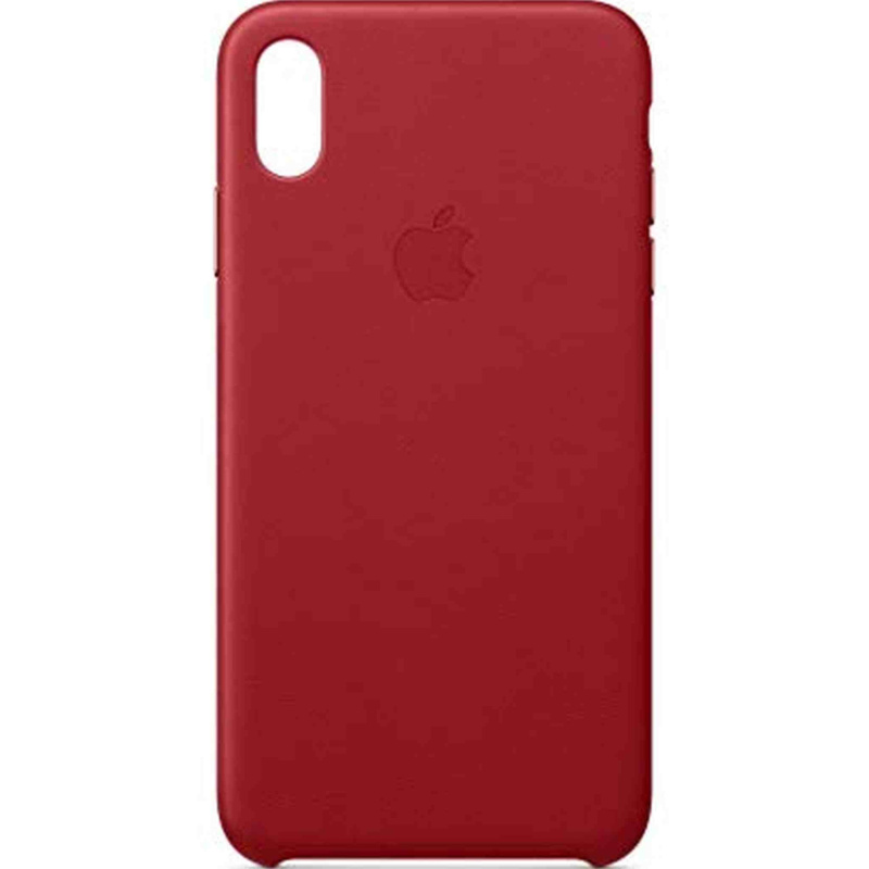 Apple Leather Case (for iPhone Xs Max) - Red