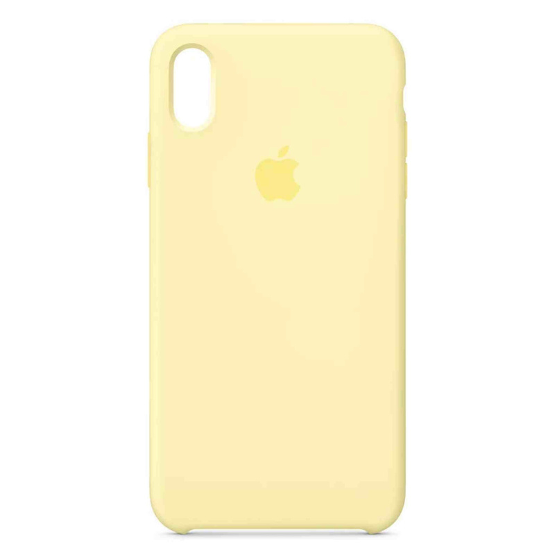 Apple iPhone Xs Max Silicone Case - Mellow Yellow
