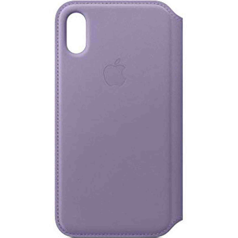 Apple Leather Folio (for iPhone Xs) - Lilac