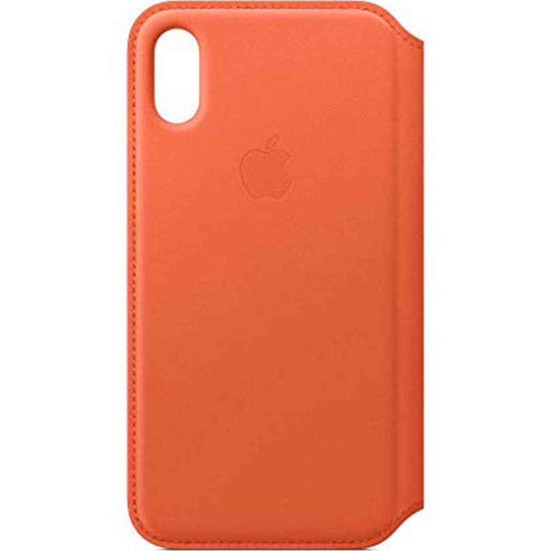 Apple Leather Folio (for iPhone Xs) - Sunset