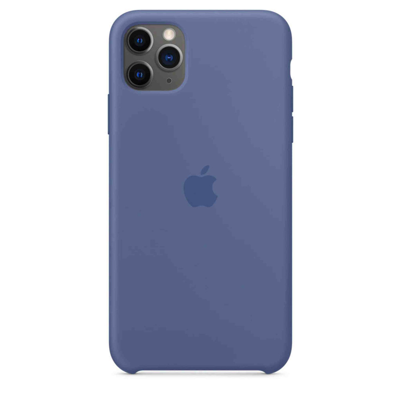 Apple iPhone 11 Pro Max Silicone Case - Linen Blue