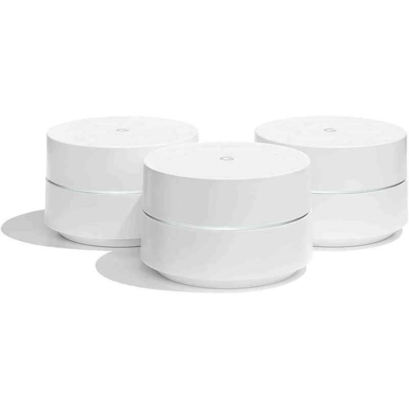 Google Wifi - AC1200 - Mesh WiFi System - Wifi Router - 4500 Sq Ft Coverage - 3 pack