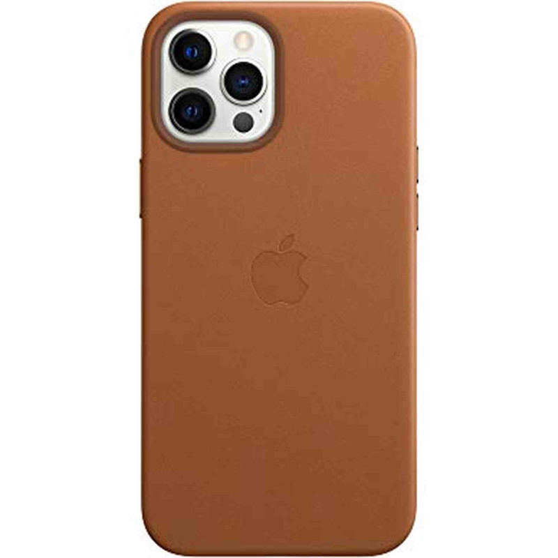 Apple iPhone 12 Pro Max Leather Case with MagSafe - Saddle Brown