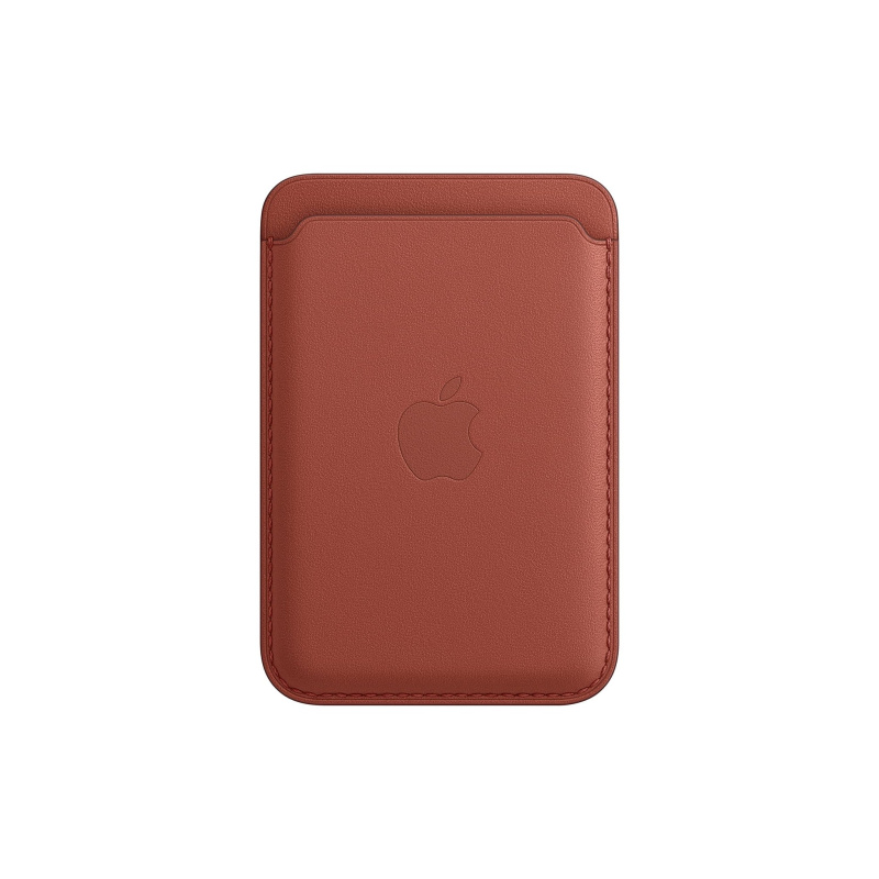 Apple Leather Wallet with MagSafe (for iPhone) - California Poppy (Previous Version, Without Find My)