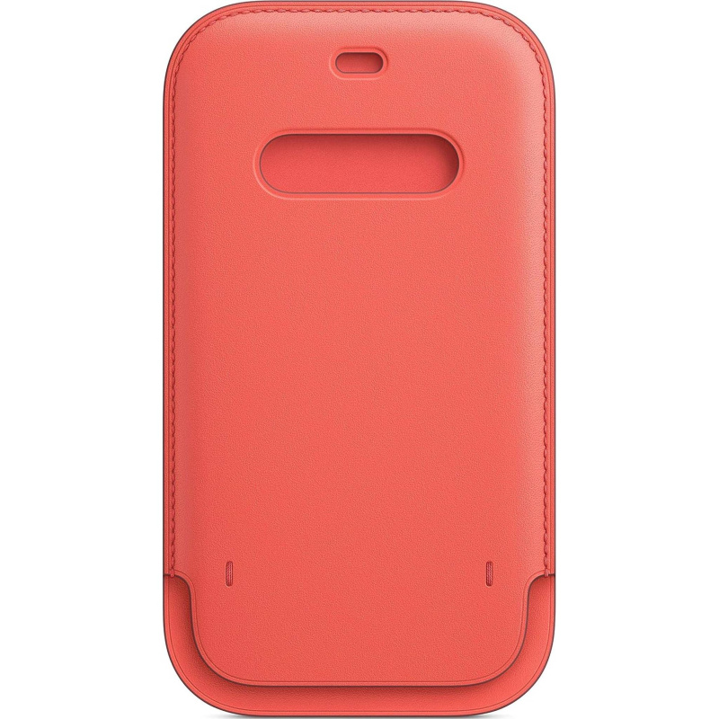 Apple iPhone 12 and 12 Pro Leather Sleeve with MagSafe - Pink Citrus