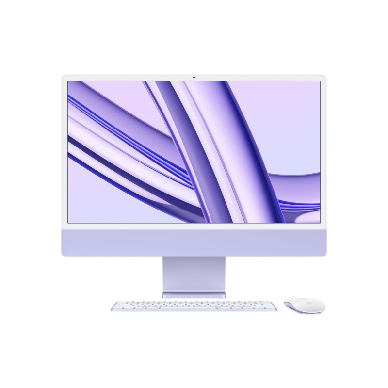 Apple 2023 iMac All-in-One Desktop Computer with M3 chip: 8-core CPU, 10-core GPU, 24-inch Retina Display, 8GB Unified Memory, 256GB SSD Storage, Matc