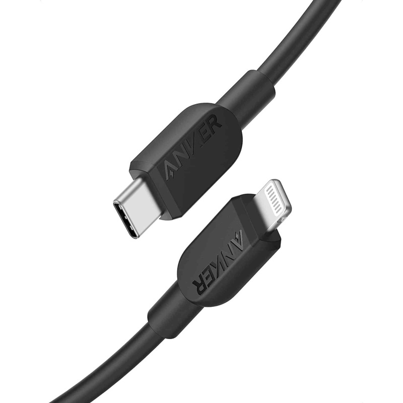 Anker USB C to Lightning Cable, 310 USB-C to Lightning Cable(Black, 3ft), MFi Certified, Fast Charging Cable for iPhone 14 Plus 14 14 Pro Max 13 13 Pr