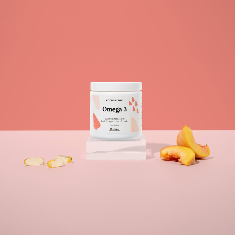 CorneaCare Triple Strength Omega 3 Eye Supplement - 60 Softgels