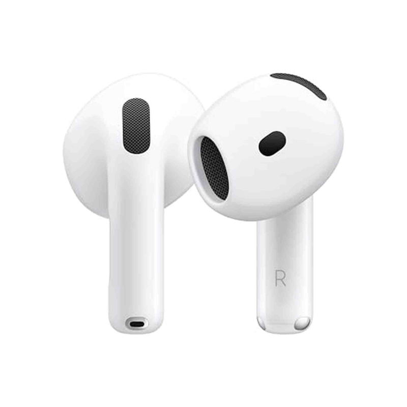 Apple AirPods 4 Wireless Earbuds, Bluetooth Headphones, with Active Noise Cancellation, Adaptive Audio, Transparency Mode, Personalized Spatial Audio,