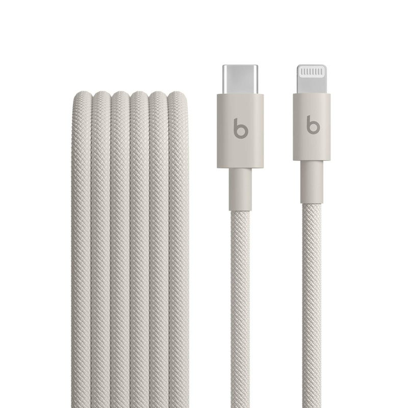 Beats USB-C to Lightning Woven Cable Fast Charging Durable/Tangle-Free Compatible Charger for Apple Devices w Lightning Ports (1.5 m, 5 ft) - Surge St