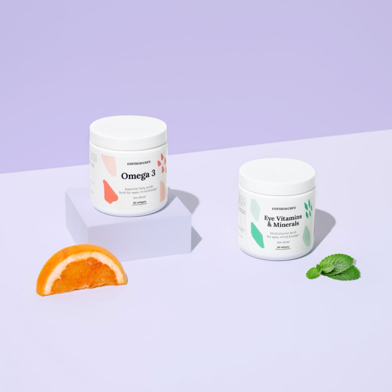 Longevity Eye Supplements - Eye Vitamins & Minerals + Omega 3