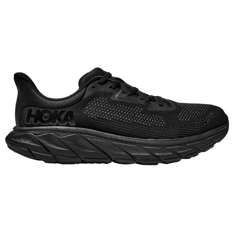 Hoka Men's Arahi 7 Sneaker, Black/Black, 9.5