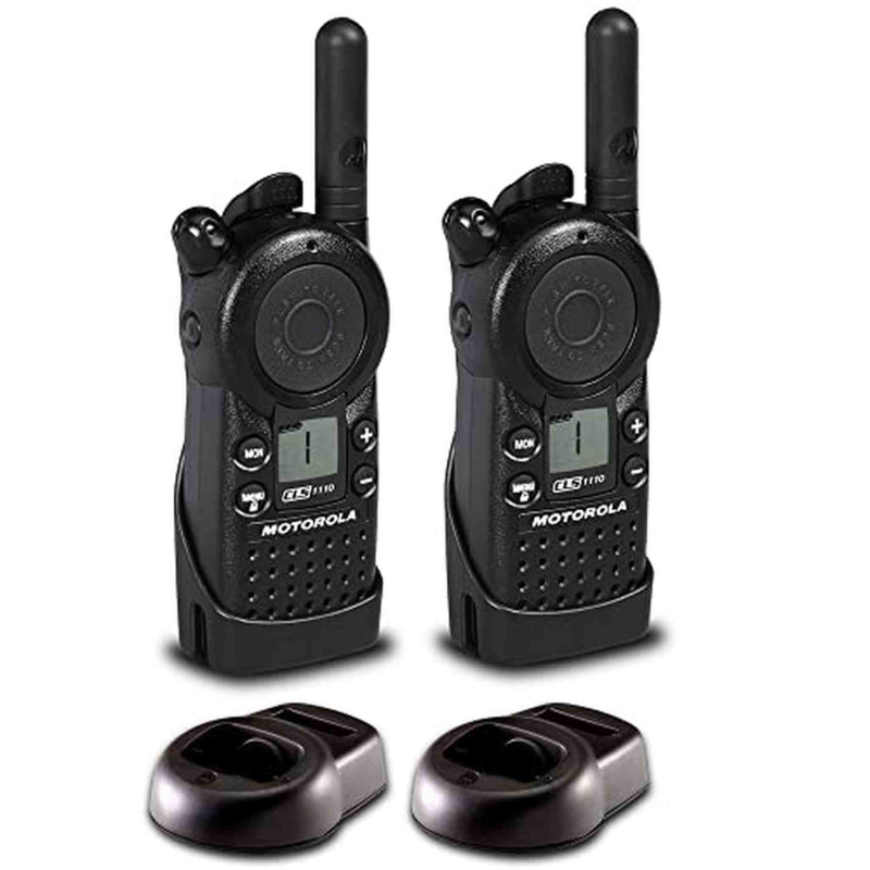 2 x Motorola CLS1110 UHF 1W 1-Channel 2-Way Radio (CLS1110) - 2 Pack Bundle