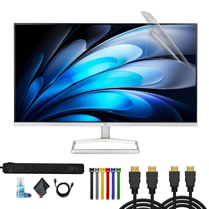 HP 527SF 27" 16:9 FHD 1080p IPS Slim Monitor Bundle