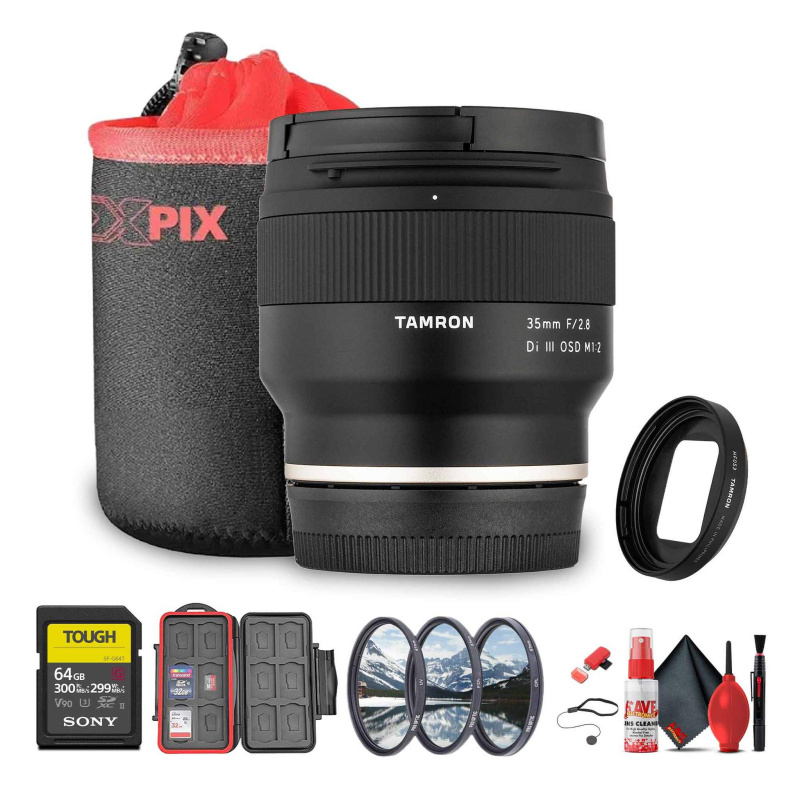 Tamron 35mm f/2.8 Di III OSD M 1:2 Lens Sony E-Mount – Full-Frame Prime, 1:2 Macro + More