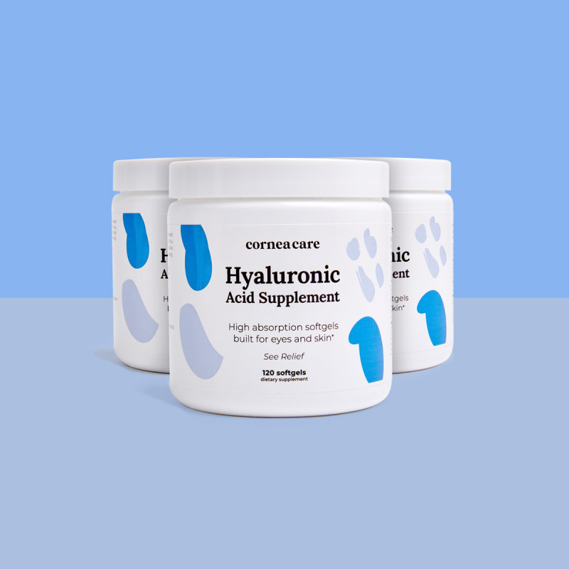 CorneaCare Hyaluronic Acid Eye Supplement - 120 Softgels